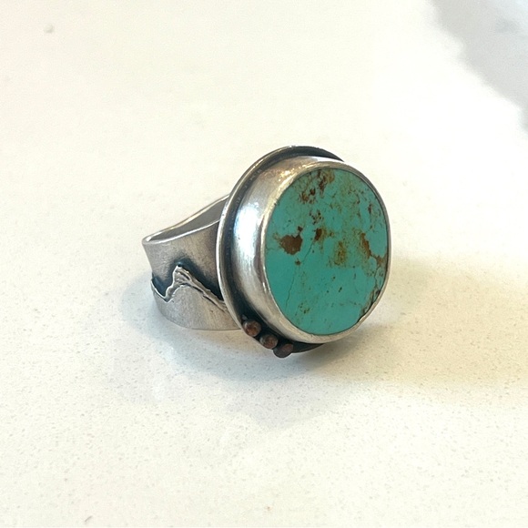 Royston Turquoise Ring size 7.75 - Picture 3 of 6